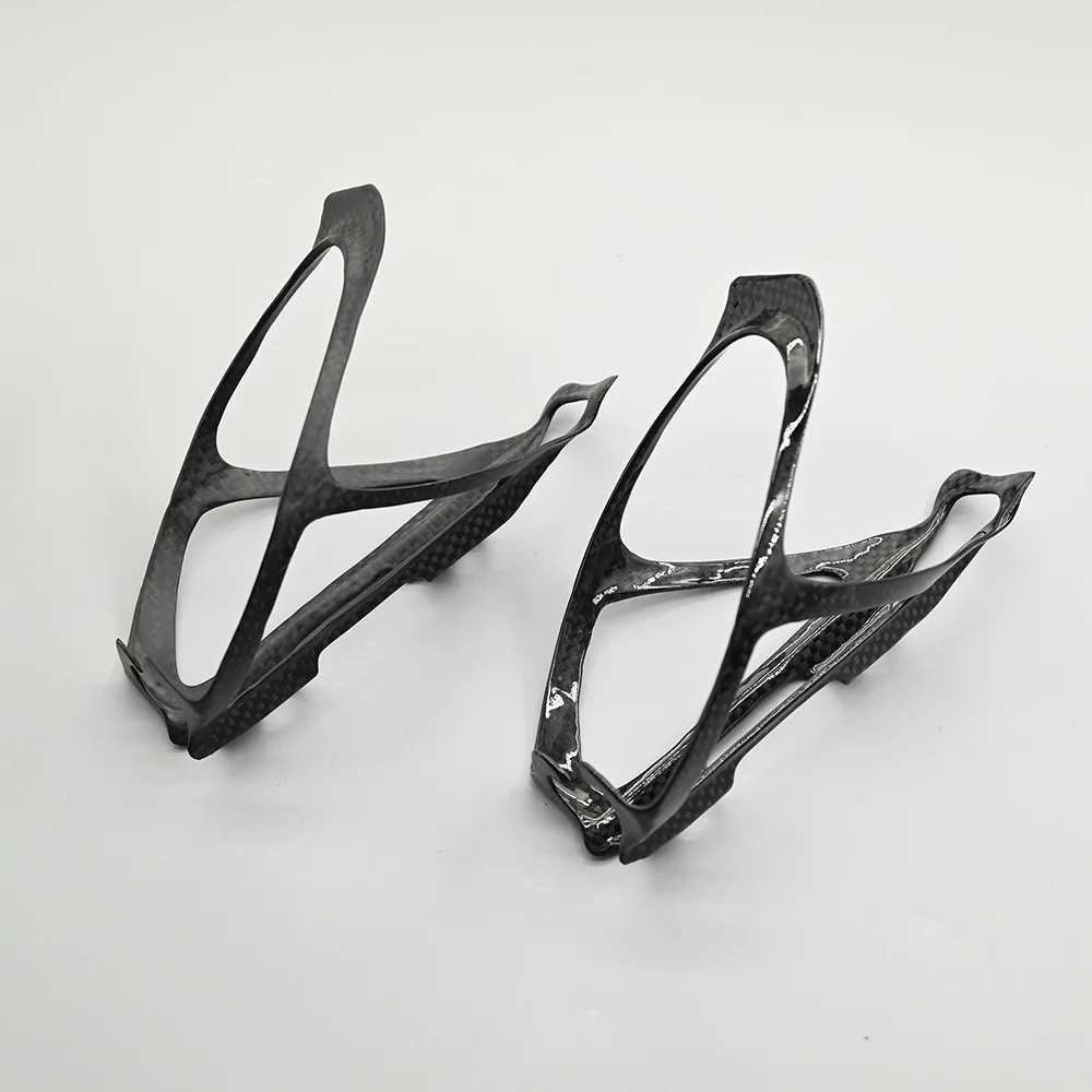 Bike Water Bottle Holder Black Portable Ultralight Race Lite Full Carbon Fiber Water Bottle Cage Retainer Accessories 4