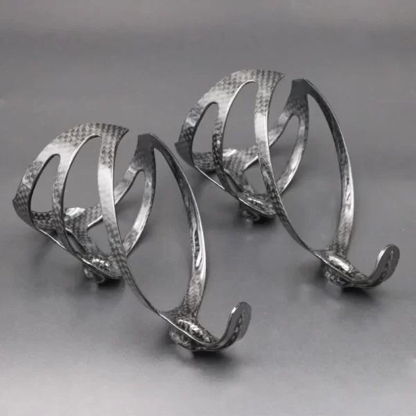 Bicycle Bottle Holder 2PCS Full 3K Carbon Fiber Super Light Road Mountain Bike Cycling Water Bottles Cage Holder Matte18g XXX 5