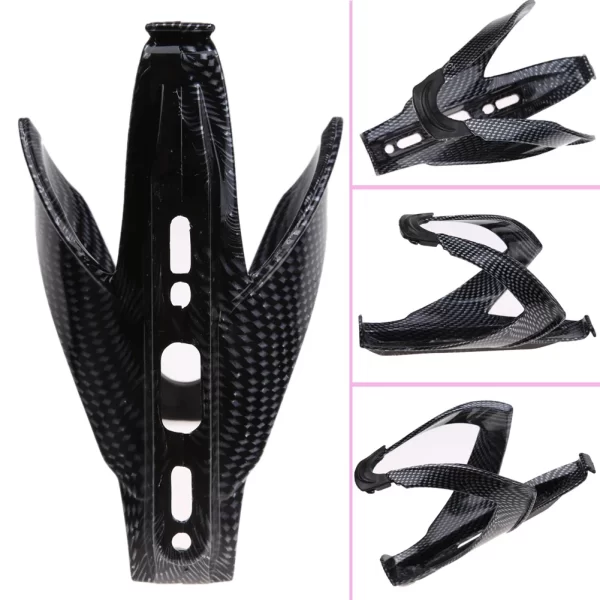 Full Carbon Fiber Bicycle Water Bottle Cage MTB Road Cycling Bicycle Water Bottle Holder Bike Bottle Cage Fiberglass Fiber Glass 2