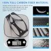 HUALONG No Logo 3K Carbon Fiber Bicycle Water Bottle Cage MTB Road Bike Water Bottle Holder Cages Matte Black, Weight (19±2g) 3