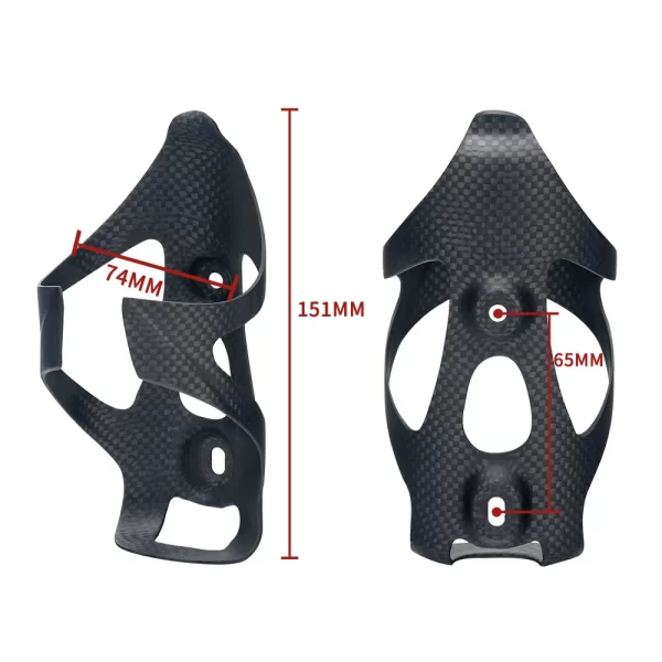 TOSEEK 3K Full Carbon Fiber Bicycle Water Bottle Cage Ultralight MTB Bike Road Bicycle Bottle Cage Matte/Glossy Cycle Equipment 3