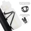 HUALONG 3K Carbon Fiber Bicycle Water Bottle Cage MTB Road Bike Water Bottle Holder Cages, Matte Black, Weight (16±2g) 3