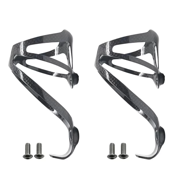 2PCS Bicycle Bottle Holder Full 3K Carbon Fiber Super Light Road/Mountain Bike Water Bottles Cage Holder Matte Glossy 18g XXX 6
