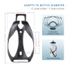 HUALONG No Logo 3K Carbon Fiber Bicycle Water Bottle Cage MTB Road Bike Water Bottle Holder Cages Matte Black, Weight (19±2g) 5