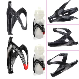 Full Carbon Fiber Bicycle Water Bottle Cage MTB Road Cycling Bicycle Water Bottle Holder Bike Bottle Cage Fiberglass Fiber Glass 1