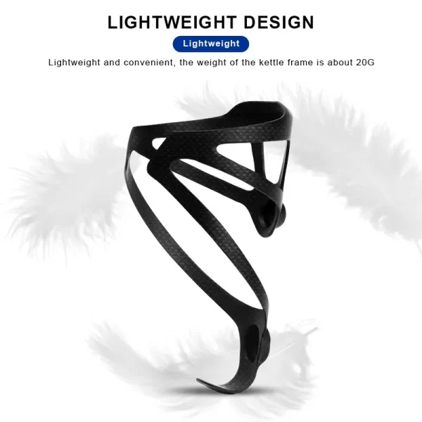 Bicycle Bottle Holder 2PCS Full 3K Carbon Fiber Super Light Road Mountain Bike Cycling Water Bottles Cage Holder Matte18g XXX 3